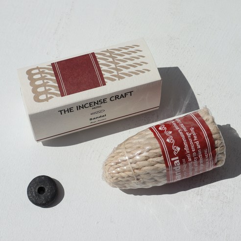 the incense craft 더인센스크래프트 네팔 로프 인센스 스틱 홀더 세트, sandal