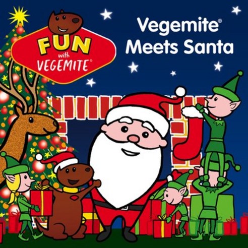 (영문도서) Vegemite Meets Santa: Fun with Vegemite Hardcover, New Holland Publishers, English, 9781760792985