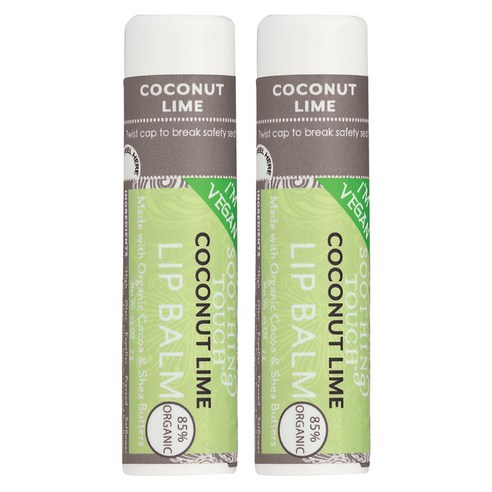 수딩터치 립밤 7g, 2개, Coconut Lime