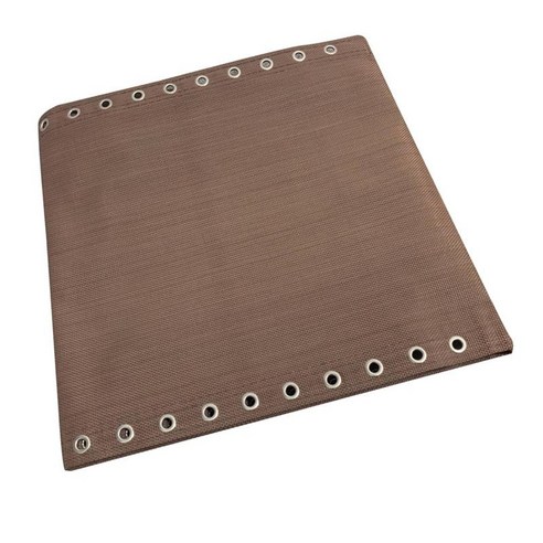 낚시를위한 160x43cm 통기성 직물 천으로 여름 레저 안락 의자 안락 소파 최대 베어링 200kg, 갈색