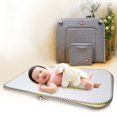 우리 아이의 안전과 편안함을 책임지는 마법, 누보백 컴팩트 휴대용 아기매트 누보백