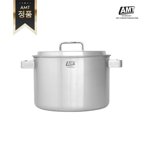 [정품] AMT 316Ti 프로 곰솥 냄비, 실버, 1개, 28cm