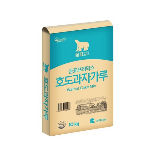 곰표 호도과자가루 10kg /호두과자 프리믹스 대한제분 대용량 식자재, 1개 호떡용반죽 Best Top5