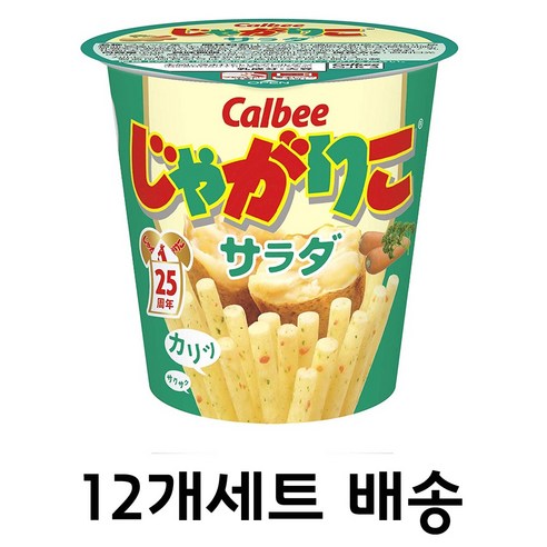 자가리코 사라다맛 가루비 카루비 12개 한박스 세트