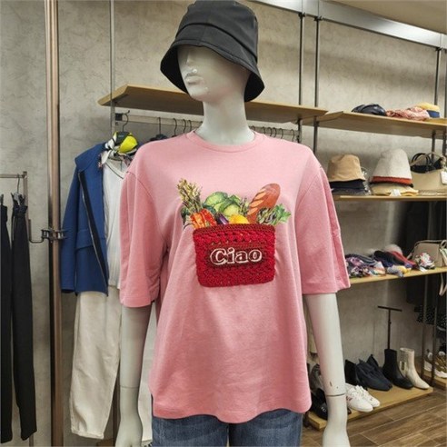 베네통티셔츠 베네통 NC11 프린트 라운드 티 루즈핏 티셔츠 BATS14211 (S9634357) 135566 Best Top3