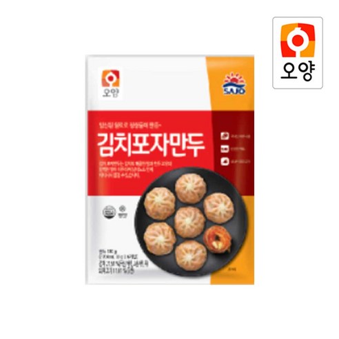 판매자 햇살누리 상품 김치 포자만두 180g, 6개