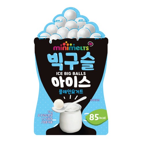 미니멜츠 빅구슬 플레인 요거트 8팩, 24개, 63ml 디핀다트