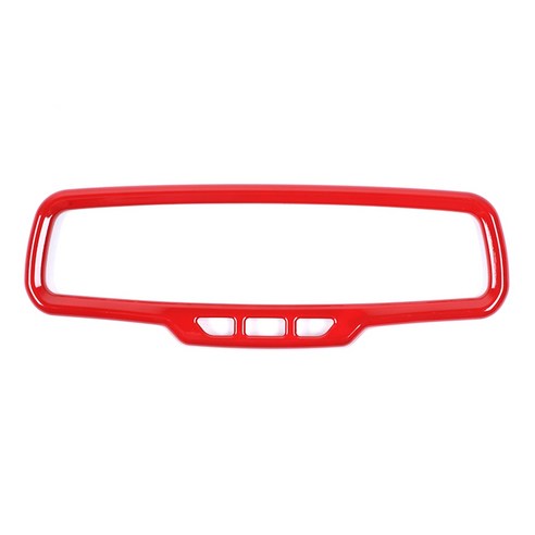 노 브랜드 용 자동차 백미러 장식 프레임 커버 트림 ABS 쉐보레 카마로 2010-2015 액세서리(빨간색), 빨간색