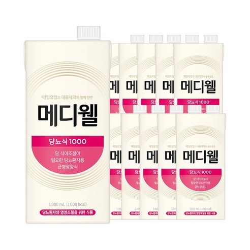 메디웰 환자 영양식 당뇨식, 200ml, 12개