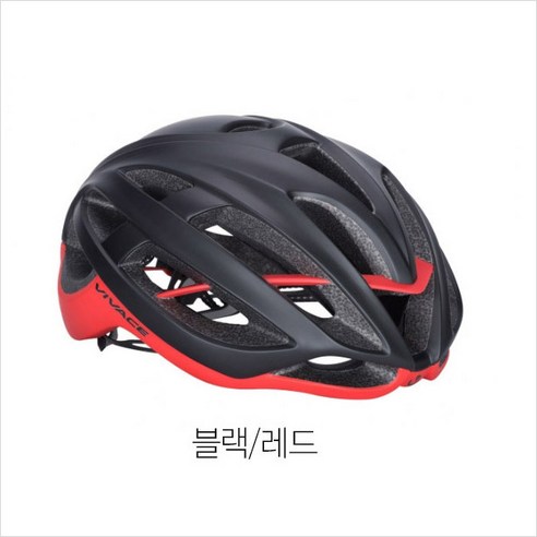 엘파마 비바체 VIVACE VH-056 자전거 헬멧 신형, 블랙레드