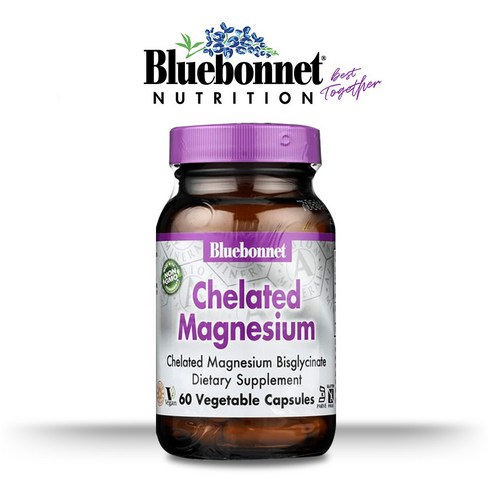 블루보넷 킬레이트 마그네슘은 마그네슘 원소를 함유한 영양 보조제로, 에너지 생성, 효소 활성화, 근육 이완, 뼈와 치아 형성에 중요한 역할을 합니다. 1일 2회 섭취하여 건강한 라이프스타일을 유지하세요.