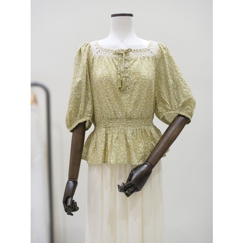 [써스데이아일랜드] 허리 스모킹 블라우스 T224MBL242W Best Top5