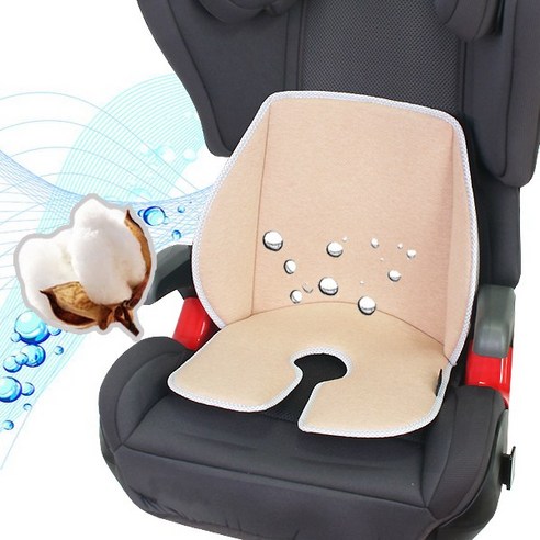 오토팬시 유모차 카시트 클린시트 방수패드 쿠션매트 라이너 유아배변훈련 오염방지 중형 (실용신안권), 5.중 오가닉베이지, 1개