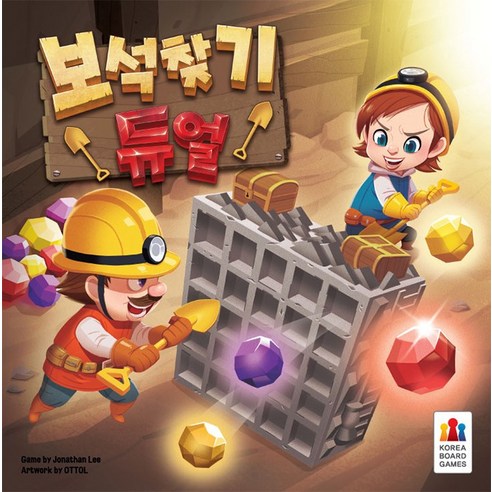 보석찾기듀얼 보드게임, 단품, 1개