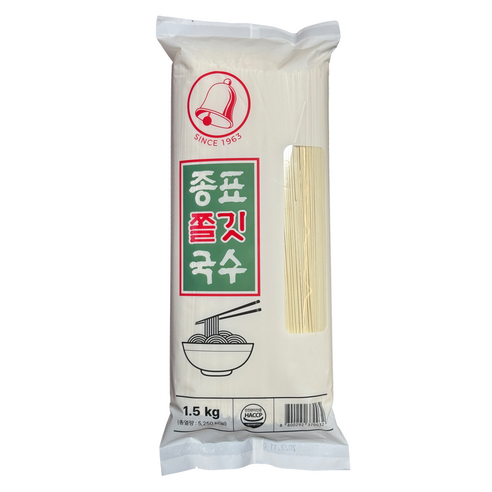 종표국수소면 1.5kg, 1개, 1.5kg