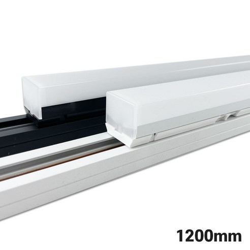 엘포스 TS라인 레일조명 티라인 라인등 1200mm, 블랙바디 주광색 흰빛, 1개