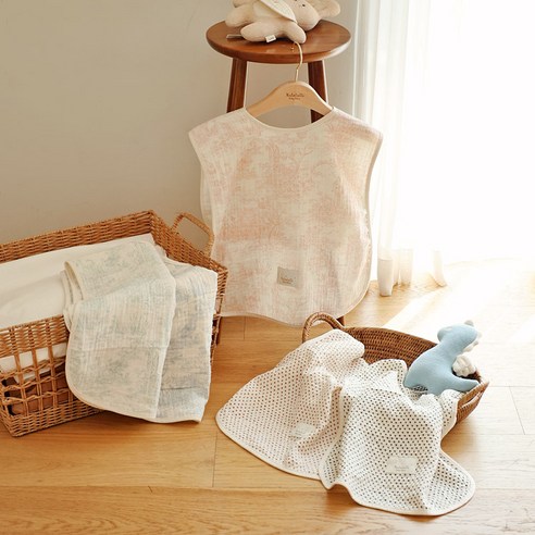 사랑스러운 아가와의 행복한 시간을 위한 필수템, 마롤로뜨 엄마 턱받이 수유 앞치마 가운