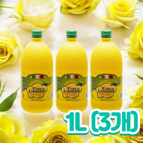 상큼톡톡 쿠스토어 피오디 레몬즙, 1L, 3개