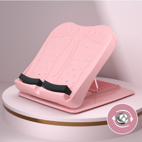 세모 정밀한 13단 스트레칭 보드 뒤꿈치패드형, 핑크