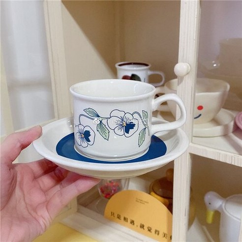 FREELIFE 명품 커피잔세트 예쁜 도자기 NO-612, Cup and saucer-640