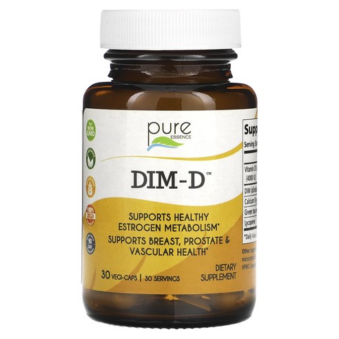 Pure Essence DIM-D 30 식물성 캡슐