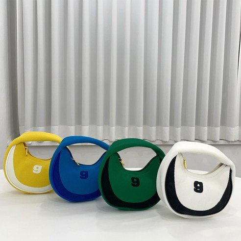 캐주얼 호보백 힙한 손가방 미니백 크로스끈포함
