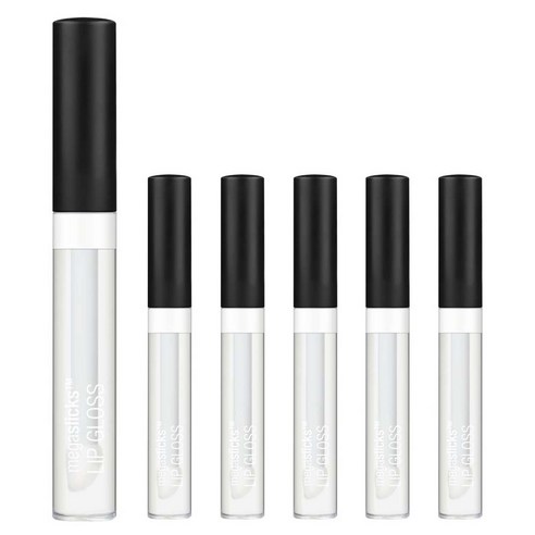 웻앤와일드 메가슬릭 립 글로스, Crystal Clear, 6개