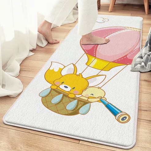 일본식 정음 침대 옆 욕실 부엌 거실 거실 침실 모조 캐시미어 카펫 쿠션, 12