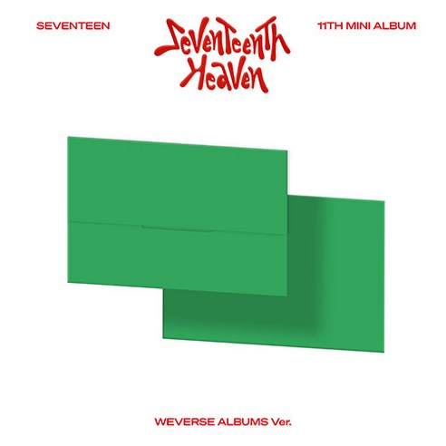 [특전 북마크] 세븐틴 미니11집 위버스 SEVENTEENTH HEAVEN Weverse Albums ver. / 카드홀더+QR카드+셀카포토카드2종+가이드