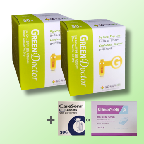 당뇨 관리를 위한 정확하고 신뢰할 수 있는 그린닥터 혈당 측정 검사지