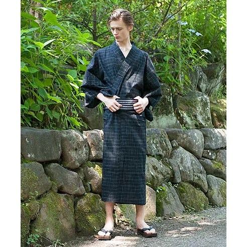 기모노 남성 하오리 남성 의상 일본 목욕가운 유카타 전통의상 전통