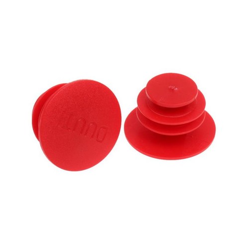 산악 자전거 MTB 사이클링을 위한 자전거 핸들 바 엔드 바 페어 플러그 캡 20mm, 레드, PE 플라스틱, 남녀 공용