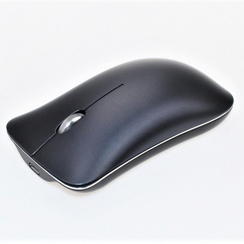 [시요] 블루투스 5.0 USB 무선 마우스 알루미늄 합금 충전식 블루투스 5.0 + 3.0 + 2.4G 무선 무소음 마우스, Blue, 하나