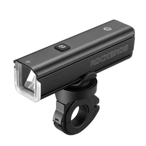락브로스 자전거 헤드라이트 RHL1500, 블랙, 1개