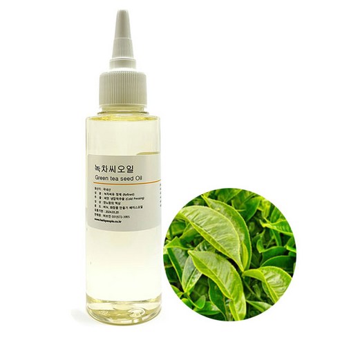 허브인 국산 녹차씨 오일 녹차씨유, 100ml