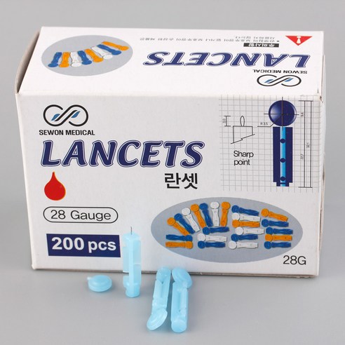 혈액검사를 위한 고품질 비멸균 란셋
