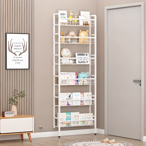 문만 열면 펼쳐지는 마법! 좁은 공간을 200% 활용하는 수납 아이디어 문뒤틈새선반