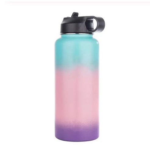 ZZJJC 아이디어 보온병 아이디어 텀블러 아웃도어 보온병, 상록중분하자, 32oz/960ml