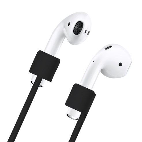 더조은셀러 에어팟 2세대 1세대 프로 스트랩 AirPod Pro, 블랙, 에어팟 스트랩, 1개