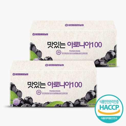 참앤들황토농원 맛있는 아로니아100 즙 30p, 2100ml, 1박스