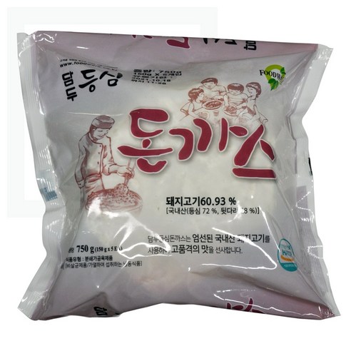 담두 등심 돈까스 750g (150g x 5개), 1개