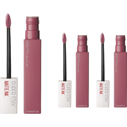 메이블린 뉴욕 슈퍼 스테이 립 잉크 5ml, 015 Lover, 3개
