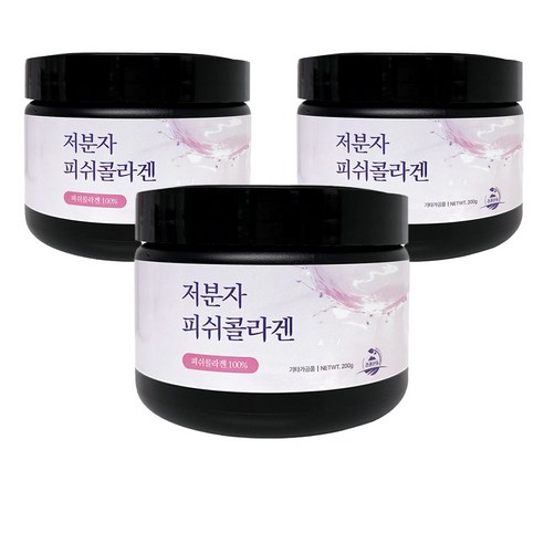 강과산들 저분자 피쉬콜라겐, 3개, 200g