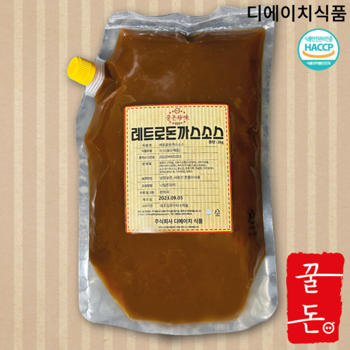 꿀돈 레트로돈까스소스, 5kg, 1개 하나전통돈까스소스