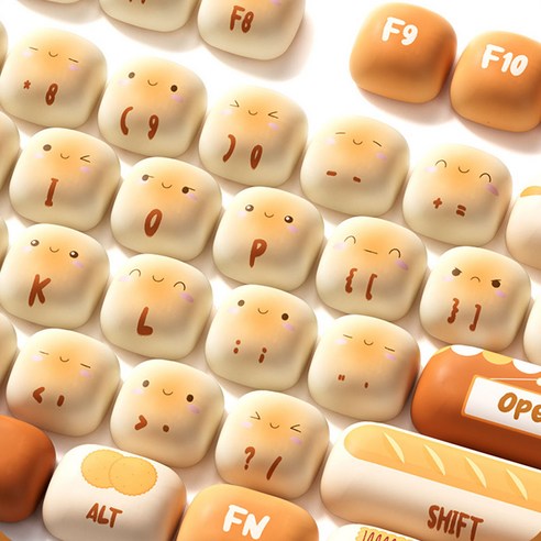 폭신한 즐거움이 손끝에, 식빵 키캡으로 완성하는 나만의 키보드