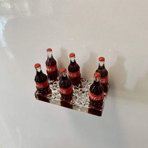 3D 스테레오 맥주 냉장고 미니 마이크로 콜라 냉장고 자석 냉장고 장식, C18 콜라, 작은