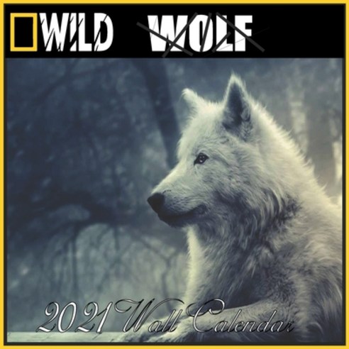 Wolf Calendar 2021: Wolf calendar 2021 "8.5x8.5" Inch 16 Months JAN 2021 TO APR 2022 finished and Gl... Paperback, Independently Published, English, 9798585820205