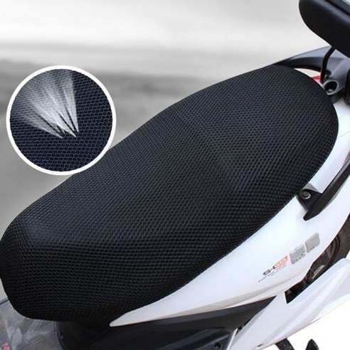 보이저 엔맥스 PCX 슈퍼커브 오토바이 3D 시트 에어메쉬 쿨시트커버, XL, 1개, XL