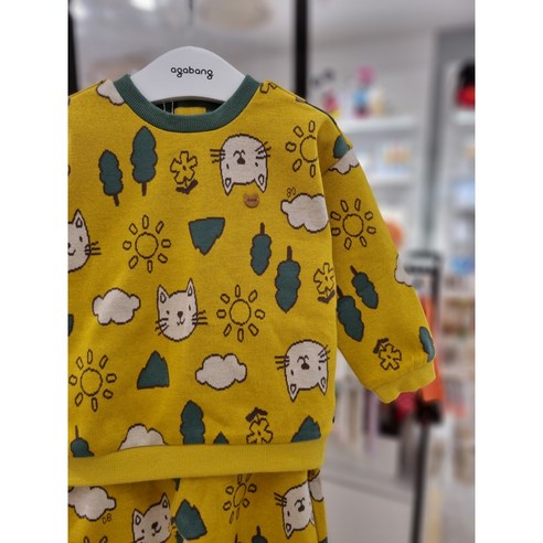 귀여움과 편안함을 모두 갖춘 아가방 상하세트로 등원룩 고민 끝!