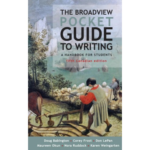 (영문도서) The Broadview Pocket Guide to Writing - Fifth Canadian Edition Spiral, Broadview Press Inc, English, 9781554815425